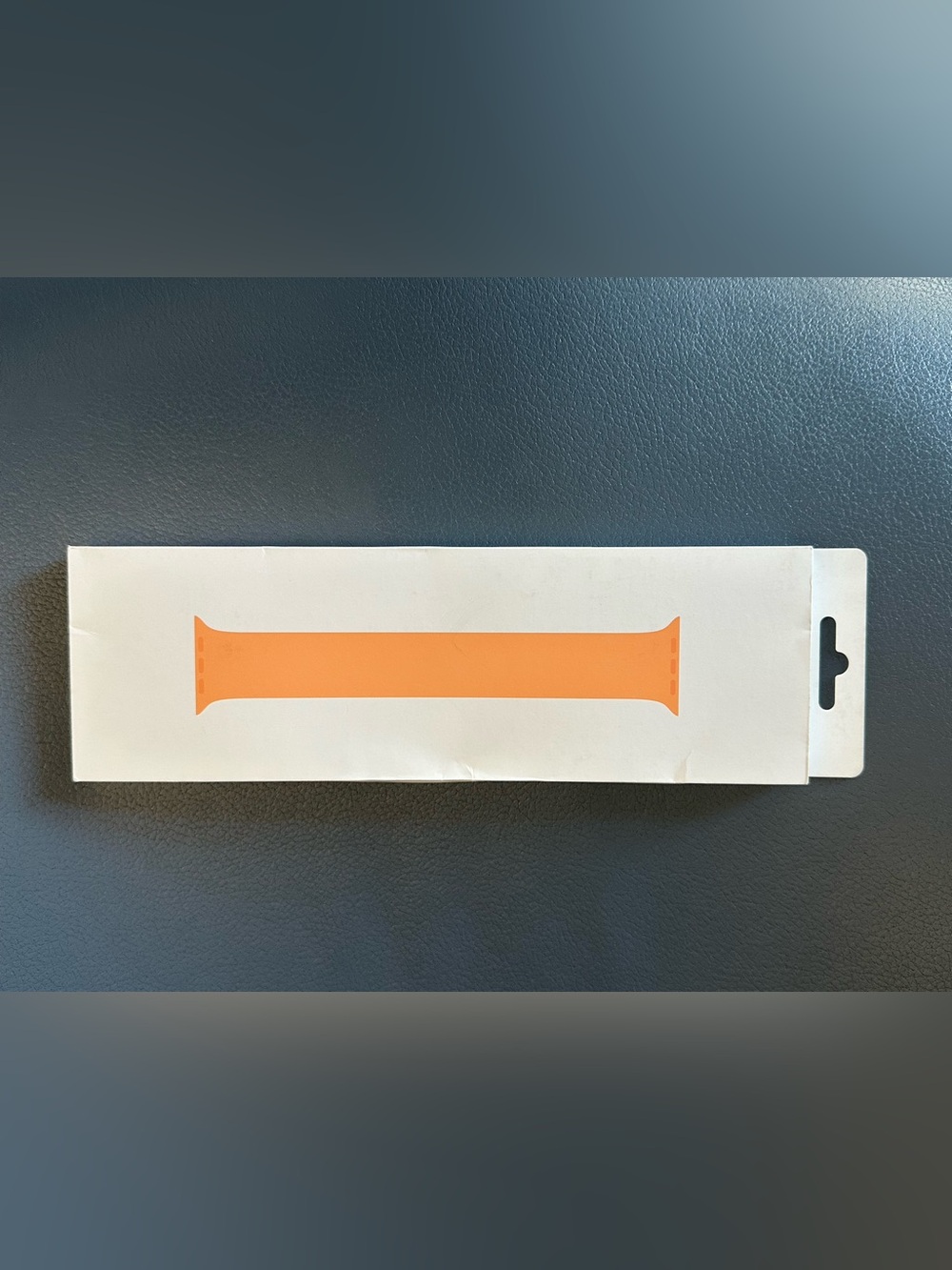 Apple Watch band orange sorbet solo loop 41mm size 4
